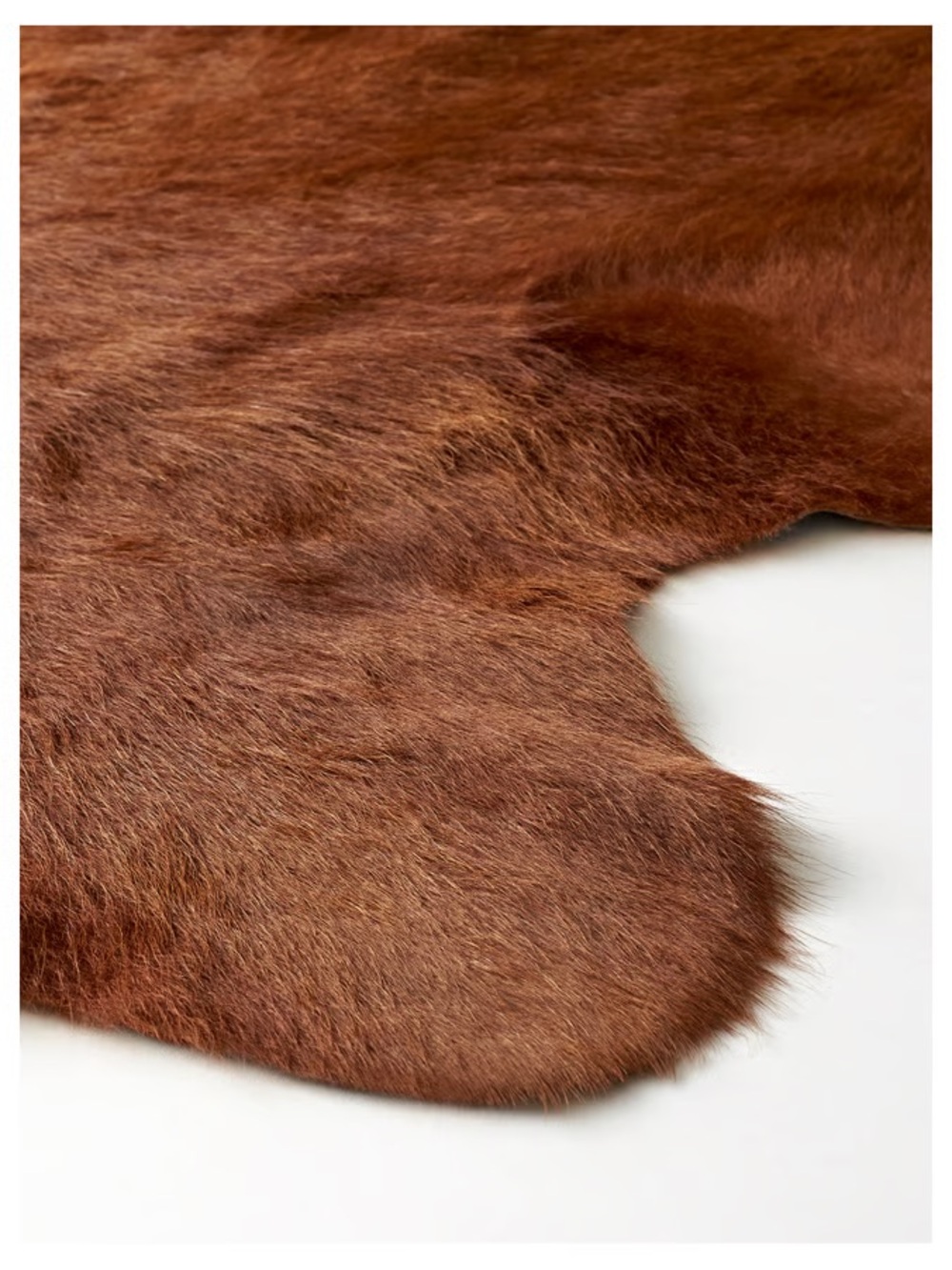 IKEA Brown Cowhide Rug - Picture 2 of 3
